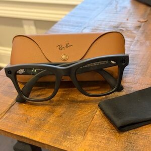 Meta Ray-Ban Matte Black Glasses